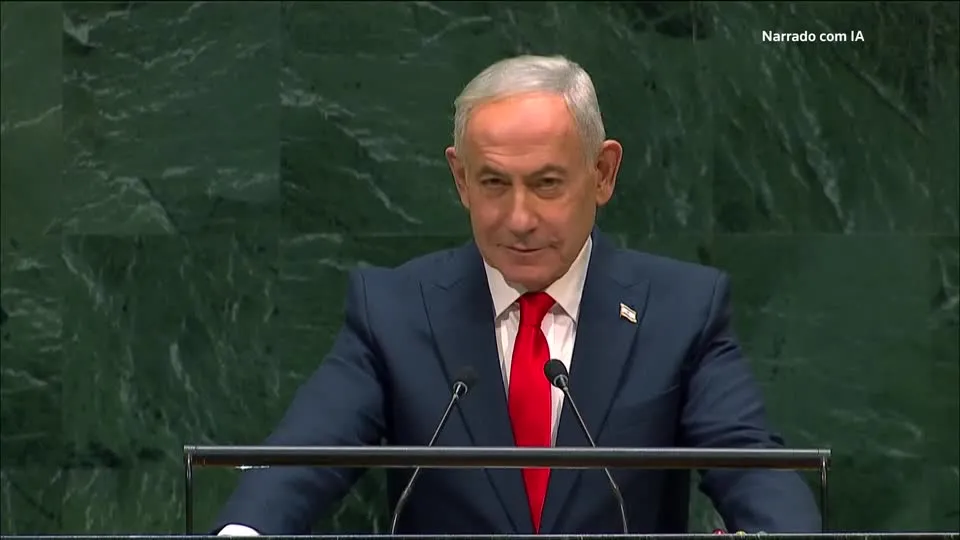 Dezenas de delegações deixam plenário durante discurso de Netanyahu na ONU