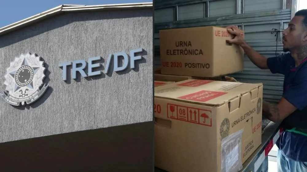 Autoridades distribuem urnas eletrônicas antes das eleições no Brasil