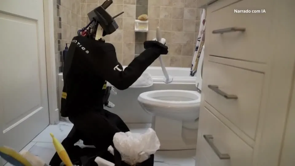 Poderia um robô humanoide limpar sua casa?