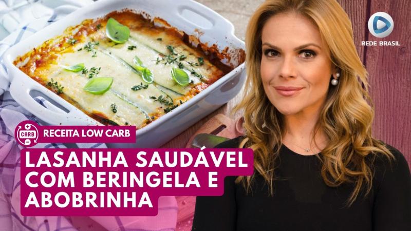  LASANHA LOW CARB MEDITERRÂNEA: A RECEITA FIT RECHEADA DE CREME DE RICOTA AO PESTO