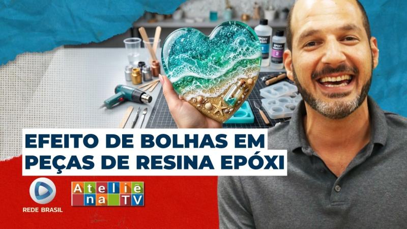  FAÇA E VENDA: TÉCNICA INÉDITA DE RESINA COM DETERGENTE E LUZ NEGRA | ATELIÊ NA TV