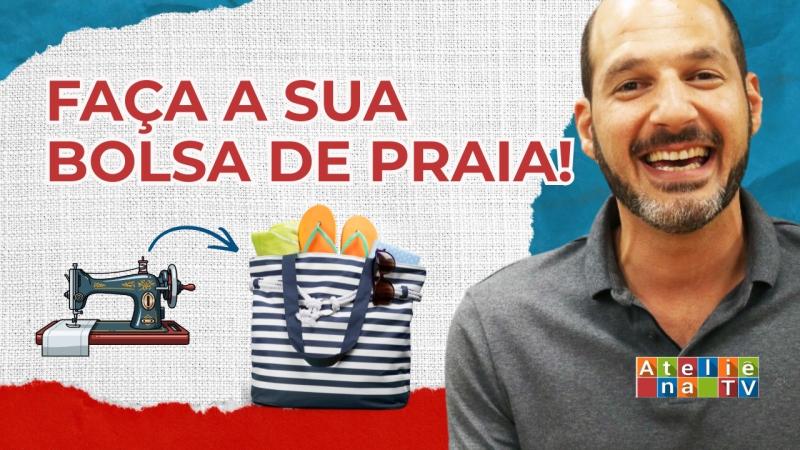 APRENDA A FAZER UMA BOLSA DE PRAIA LUCRATIVA 